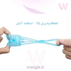 قیمت خرید ویبراتور دو حلقه مردانه سیلیکونی - ارسال محرمانه