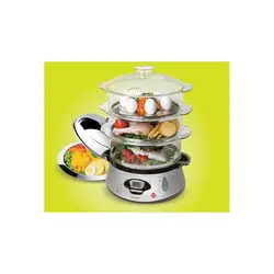 بخار پز پارس خزر مدل دیجی استیل - فروشگاه لوازم خانگی 7848