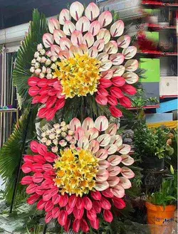 ارسال تاج گل تبریک شرکتی 584