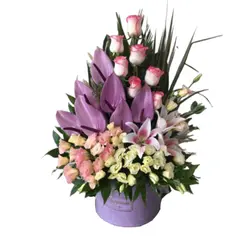 باکس گل اختر - فروشگاه آنلاین گل| تاج گل|باکس گل|دسته گل|سبد گل