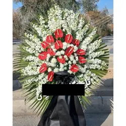 تاج گل برای مسجد صاحب الزمان حصارک کرج t1264