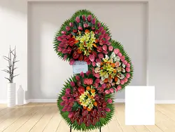 تاج گل تبریک ۳ طبقه کد ۲۸۳