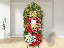 تاج گل تبریک ۳ طبقه کد ۲۸۷