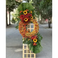 تاج گل تبریک افتتاحیه نمایشگاه t60