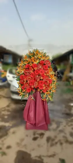 تاج گل تبریک_1105 - گل پارسیان