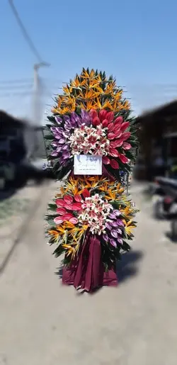 تاج گل تبریک_1103 - گل پارسیان