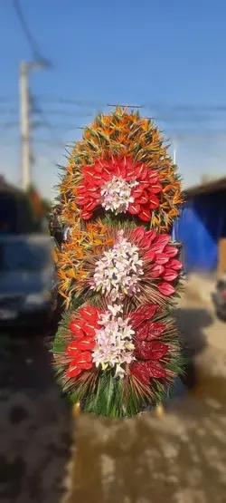 تاج گل تبریک_1121 - گل پارسیان