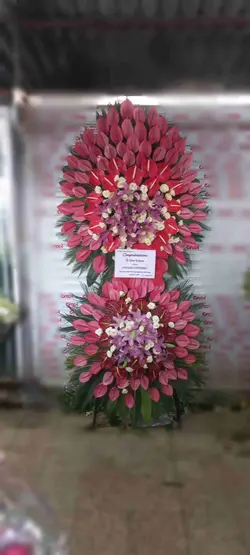 تاج گل تبریک_1137 - گل پارسیان