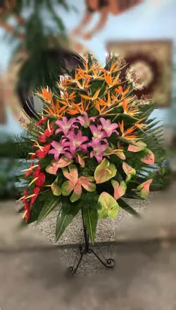 تاج گل تبریک_1142 - گل پارسیان