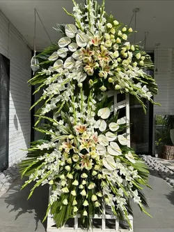 تاج گل ترحیم ۲ طبقه