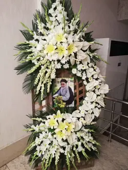 تاج گل ترحیم ۲ طبقه حلال