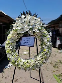 تاج گل ترحیم اروپایی(درباری) شماره51