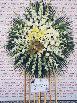 تاج گل ترحیم یک طبقه