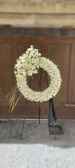 تاج گل ترحیم_41072 - گل پارسیان