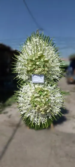 تاج گل ترحیم_41129 - گل پارسیان