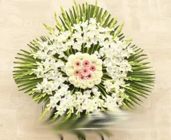 تاج گل تسلیت آدنا