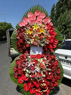 تاج گل دوطبقه افتتاحیه شماره69