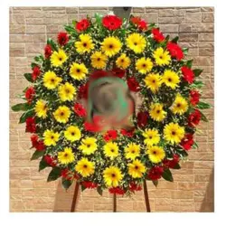 تاج گل فانتزی تبریک شماره117