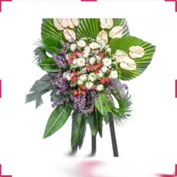 تاج گل کرزنتیا و آنتوریوم