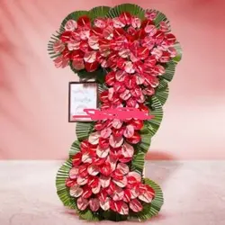 تاج گل نمایشگاهی سرور