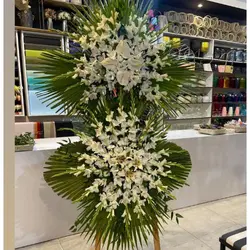 خرید تاج گل از گل فروشی تهران شهرک صنعتی شمس آباد t2427