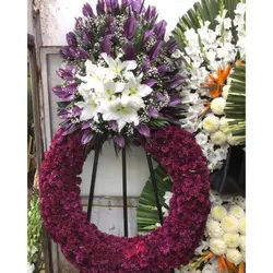 خرید تاج گل از گل فروشی تهران کوچه حجازی t2519