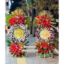 خرید تاج گل از گل فروشی شهرک جیحون تهران t2747