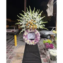 خرید تاج گل از گل فروشی شهرک دانشگاه تهران منطقه 21 t2320