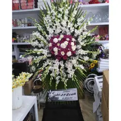 خرید تاج گل از گل فروشی شهرک هشتگرد تهران t2342