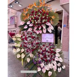 خرید تاج گل از گل فروشی شهرک سپاه تهران t2799
