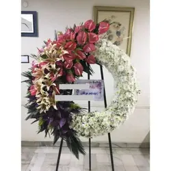 خرید تاج گل از گل فروشی کوچه امامزاده یحیی تهران t2704