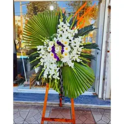 خرید تاج گل از گل فروشی کوچه اقاقیا t2455