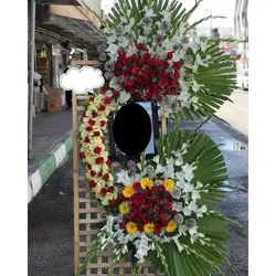 خرید تاج گل از گل فروشی کوچه زرتشتیان تهران t2555