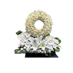 سبد گل بختیار - فروشگاه آنلاین گل| تاج گل|باکس گل|دسته گل|سبد گل