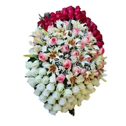 سبد گل بردیا - فروشگاه آنلاین گل| تاج گل|باکس گل|دسته گل|سبد گل