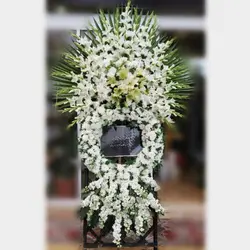 سفارش آنلاین تاج گل برای مسجد عقیق محله نیاوران تهران t284