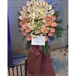 سفارش آنلاین تاج گل برای نمایشگاه بین المللی فناوری های نوین ساخت و ساز t69