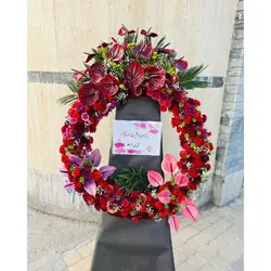 سفارش آنلاین تاج گل برای نمایشگاه بین المللی قطعات لوازم و مجموعه های خودرو t80