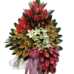 فرفورژه گل پایه دار بزرگ (ایستاده) - فروشگاه گل هارمونی کرج