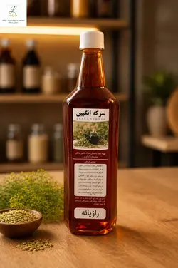 سرکه انگبین نعنایی با سرکه خمری با کیفیت عالی(۱لیتری)