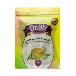 دمنوش چای سبز با علف لیمو