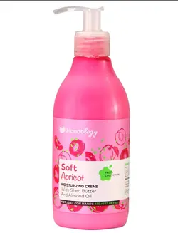 کرم مرطوب کننده پمپی سری فروتی با اسانس اپریکات 375میل هندولوژی