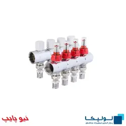 نیوکلکتور گرمایشی رفت و برگشت فلومتردار پرسی سایز 16 * 1