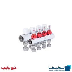 نیوکلکتور گرمایشی رفت و برگشت فلومتردار کوپلی سایز 16 * 1