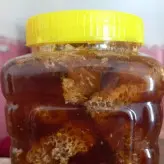 عسل وحشی کوهی  قرمز  سمر صادراتی زنبور ریز نیم کیلو