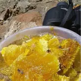عسل وحشی صخره گز تخفیف عیدانه محدود باضمانت مرجوعی به شرط تضمینی کوه های جنوب یک کیلویی