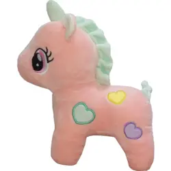 عروسک اسب تک شاخ قلبی