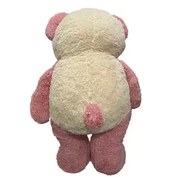 عروسک پولیشی خرس یک متری پاپیون نگین دار