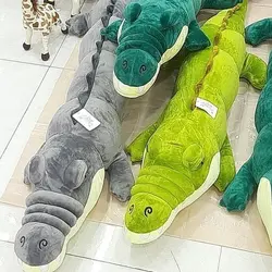 عروسک کروکودیل خوابیده (80 سانتیمتر) نانو اورجینال ضد حساسیت