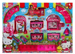 قطار بازی مدل کیتی صورتی